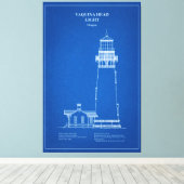 Vuurtoren Yaquina Head - Oregon - AD Canvas Afdruk (Insitu (Houten vloer))