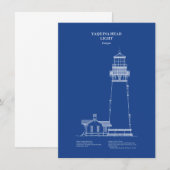 Vuurtoren Yaquina Head - Oregon - AD Notitiekaartje (Voorkant / Achterkant)