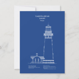 Vuurtoren Yaquina Head - Oregon - AD Notitiekaartje