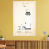 Vuurtoren Yaquina Head - Oregon - SBD Canvas Afdruk (Insitu (Woonkamer))