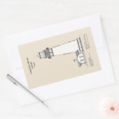 Vuurtoren Yaquina Head - Oregon - SBD Rechthoekige Sticker (Envelop)