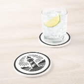 vuurtoren zandsteen onderzetter (Zijkant)