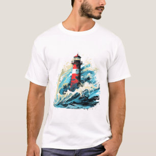 Vuurtoren Zee World Ocean Beauty Discovery T-shirt