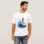 Vuurtoren Zee World Ocean Beauty Discovery T-shirt (Voorkant volledig)