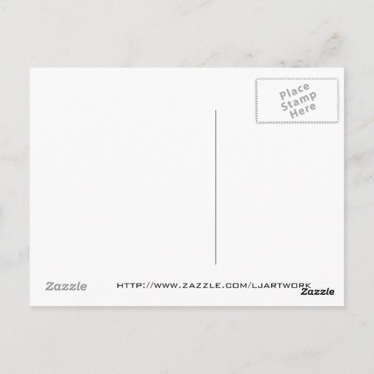 vuurtoren - Zonne Briefkaart (Achterkant)