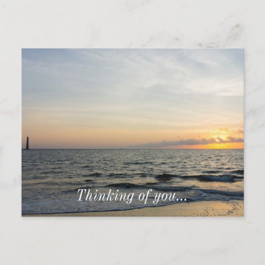 vuurtoren - Zonne Briefkaart (Voorkant)