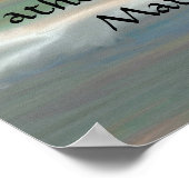 Vuurtoren Zonneset/Seagulls Bijbelverse Poster (Hoek)