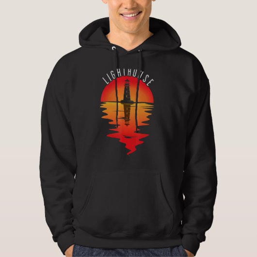 vuurtoren - Zonnezondzee - reddingsboon Hoodie (Voorkant)