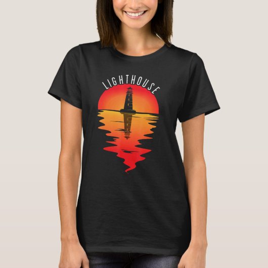 vuurtoren - Zonnezondzee - reddingsboon T-shirt (Voorkant)
