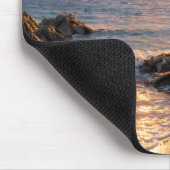 Vuurtoren Zonsondergang Meeuw Strand Muismat (Hoek)