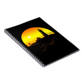 Vuurtoren Zonsondergang Notitieboek (Rechterzijde)