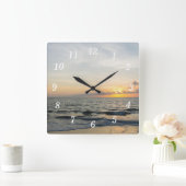 Vuurtoren Zonsopgang Wandklok (Huis)