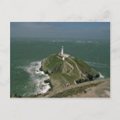 vuurtoren, Zuid-Stack, Anglessy, Noord-Wales Briefkaart (Voorkant)