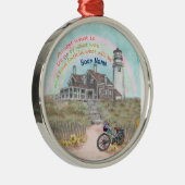 vuurtorenacceptatie metalen ornament (Rechts)