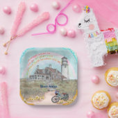 vuurtorenacceptatie papieren bordje (Feest)