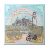 vuurtorenacceptatie tegeltje (Voorkant)