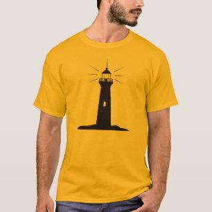 Vuurtorenbaken Silhouet T-shirt