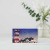 vuurtorenboten Hilton head South Carolina Visitekaartje (Staand voorkant)