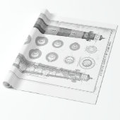  vuurtorendiagram van Bodie Cadeaupapier (Uitgerold)