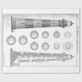 vuurtorendiagram van Bodie Cadeaupapier (Vlak)