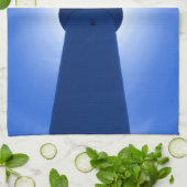 vuurtoreneffect - Blue Kitchen Towel Theedoek (Gevouwen)