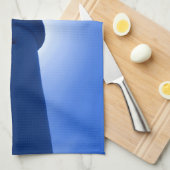 vuurtoreneffect - Blue Kitchen Towel Theedoek (Quarter Fold)