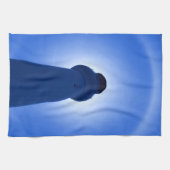 vuurtoreneffect - Blue Kitchen Towel Theedoek (Horizontaal)