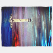 vuurtoreneiland fleece deken (Voorkant (Horizontaal))