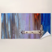 vuurtoreneiland strandlaken (Voorkant)