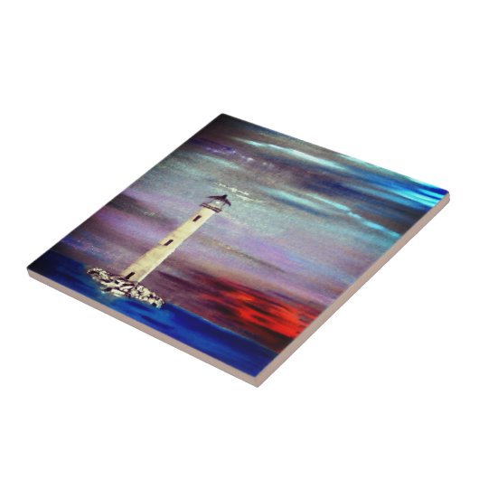 vuurtoreneiland tegeltje (Zijkant)