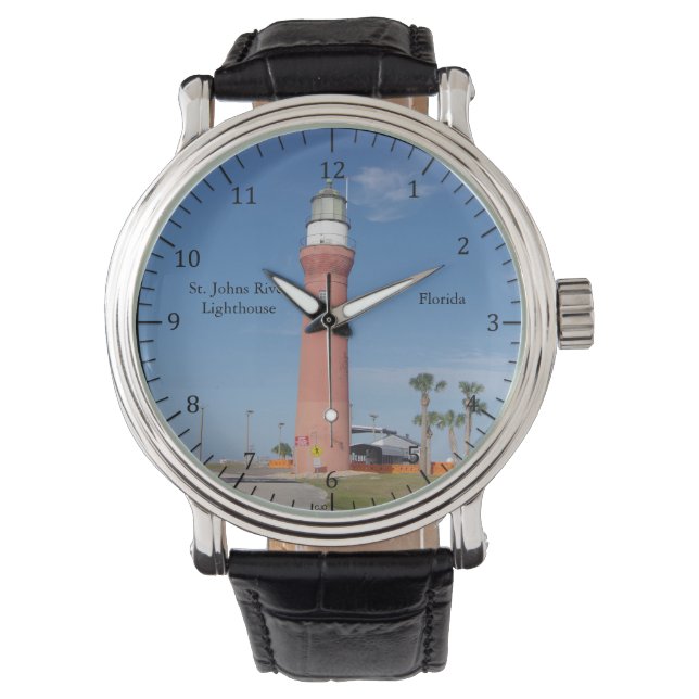 Vuurtorenhorloge St. Johns River Horloge (Voorkant)
