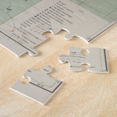  vuurtorenkaart Massachusetts (1898) Legpuzzel (Zijkant)