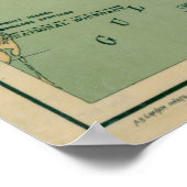  vuurtorenkaart voor de Atlantische Oceaan en de G Poster (Hoek)