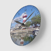Vuurtorenklok van Harbor Town Ronde Klok (Hoek)