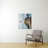 Vuurtorenlandschap Kust Oceaan Kalm landschap Wandkleed (In situ)