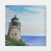 Vuurtorenmagneet van Rhode Island Magneet (Voorkant)