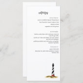 Vuurtorenmenu Menu (Voorkant / Achterkant)