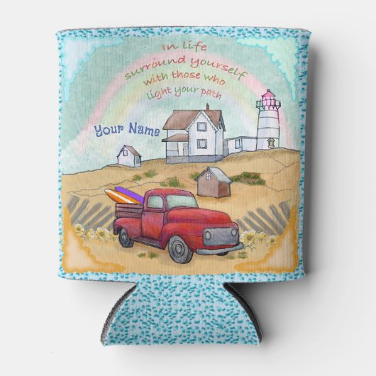 vuurtorenpad blikjeskoeler (Voorkant)