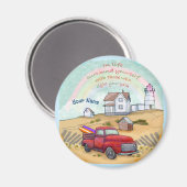 vuurtorenpad magneet (Voorkant / Achterkant)