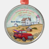 vuurtorenpad metalen ornament (Voorkant)