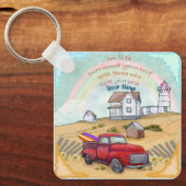 vuurtorenpad sleutelhanger (Voorkant)