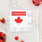 Vuurtorenroute van de Canadese vlag Servetten (Insitu)