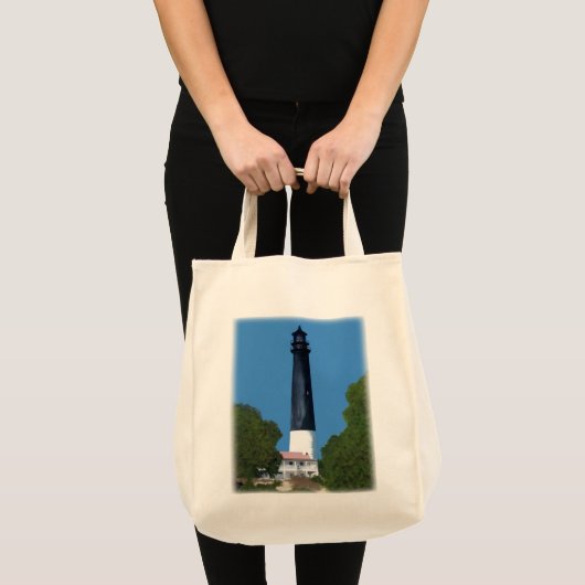 vuurtorens aan de golfkust tote bag (Voorkant (product))