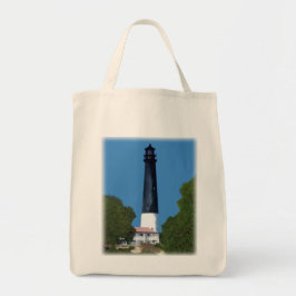 vuurtorens aan de golfkust tote bag