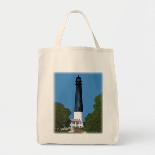 vuurtorens aan de golfkust tote bag (Voorkant)