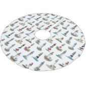 Vuurtorens Kerstmis Kust Kerstboom Rok (Gekanteld)