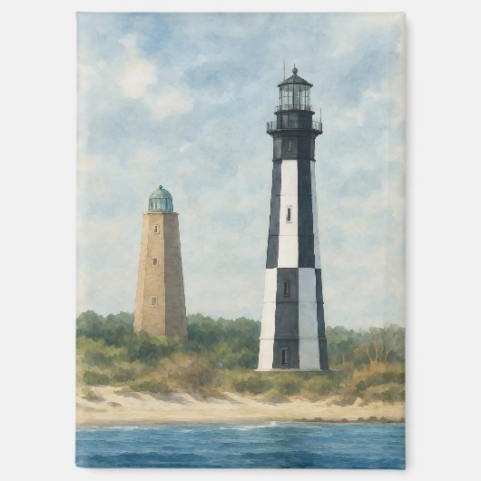 Vuurtorens van Cape Henry Magneet (Voorkant)
