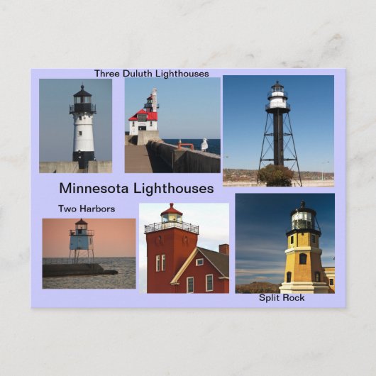 Vuurtorens van Minnesota Briefkaart (Voorkant)