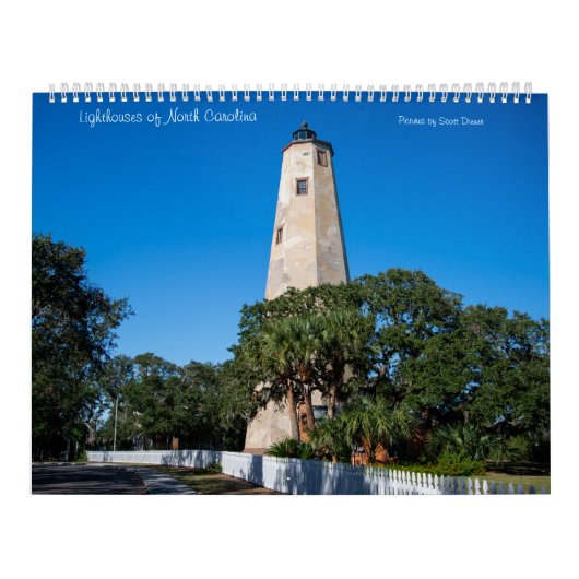 Vuurtorens van North Carolina Calendar Large Kalender (Hoes)