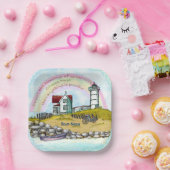 Vuurtorentiming Papieren Bordje (Feest)